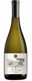 La Grange Chardonnay, flaske fotografert på nøytral bakgrunn